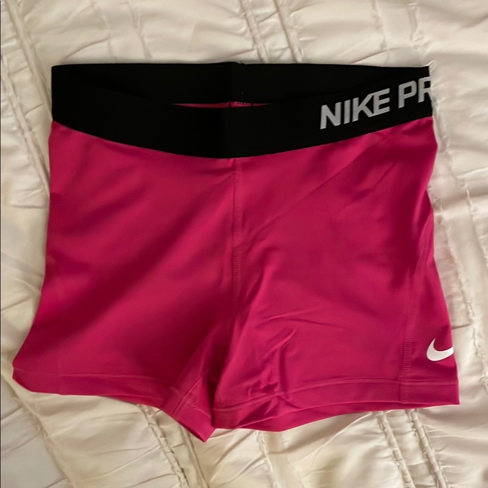 Nike Women's Pink Pro Shorts